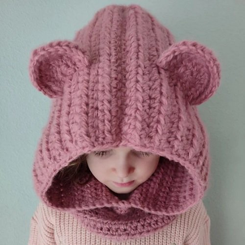 2. Bear Hooded Cowl