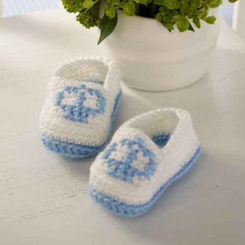 9. Free Crochet Crown Booties Pattern