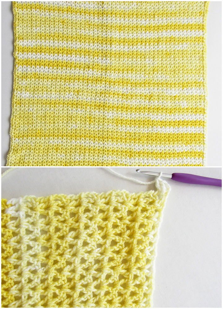 6. Double Crochet Baby Blanket Pattern