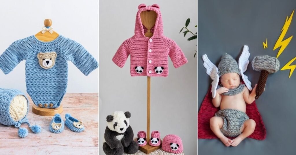 12 Cute Crochet Baby Outfits That Are Quick To DIY